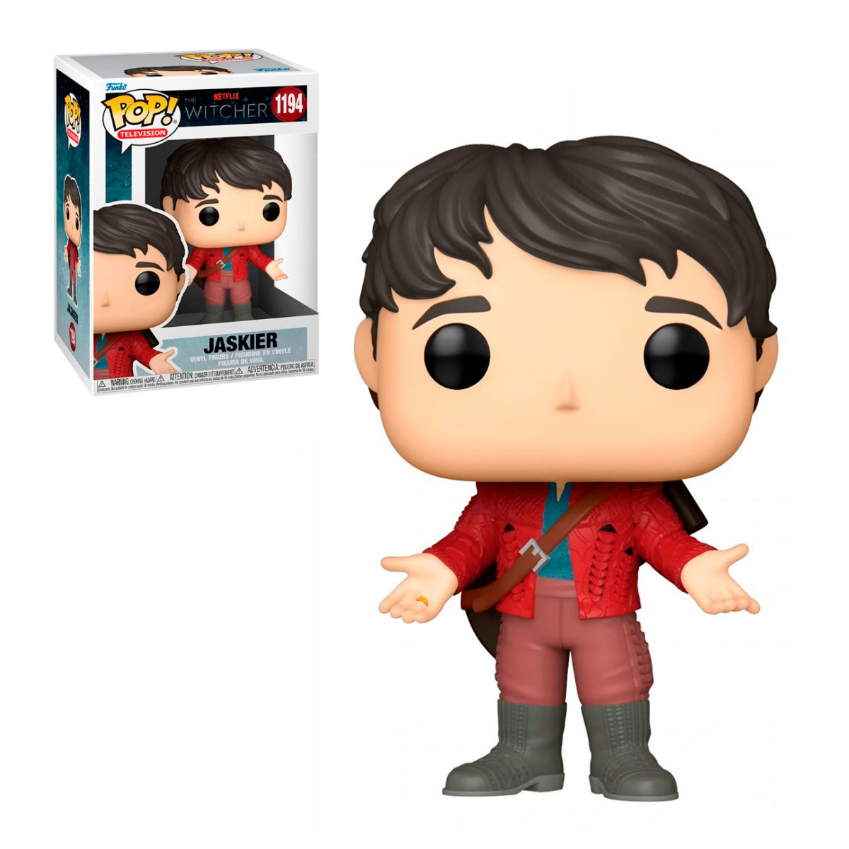 Pop Tv Witcher Jaskier Red Outfit